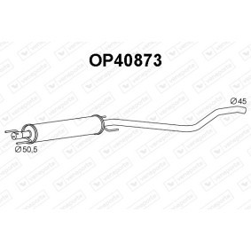 Vorschalldämpfer OP40873