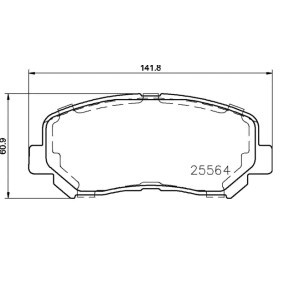 Köp Bromsbelägg av BREMBO P 37 019 till det låga priset 822,98 kr