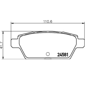 Köp Bromsbelägg av BREMBO P 49 051 till det låga priset 587,16 kr