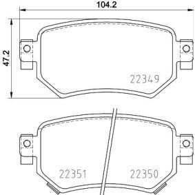 Köp Bromsbelägg av BREMBO P 49 059 till det låga priset 451,28 kr