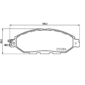 Köp Bromsbelägg av BREMBO P 56 103 till det låga priset 765,19 kr