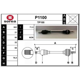 Antriebswelle P1100