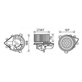 Achetez des Moteur électrique, pulseur d'air d'habitacle AVA COOLING SYSTEMS PE8395 à prix pour 107,68 €