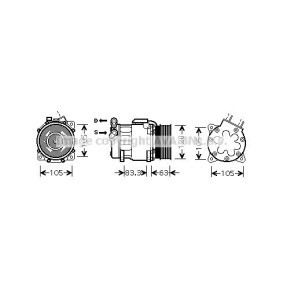 Acquista Compressore aria condizionata da PRASCO PEAK306 a buon mercato per soli 411,56 €