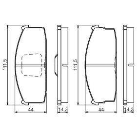Köp Luftfilter av BOSCH 1 457 433 025 till det låga priset 153,07 kr