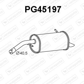 Endschalldämpfer PG45197 von VENEPORTE günstig für 98,68 € online kaufen