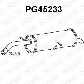 Endschalldämpfer PG45233 von VENEPORTE günstig für 97,23 € online kaufen
