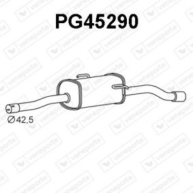 Endschalldämpfer PG45290 von VENEPORTE günstig für 89,20 € online kaufen