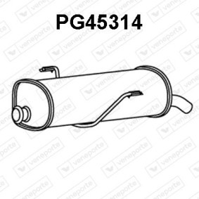 Endschalldämpfer PG45314 von VENEPORTE günstig für 64,06 € online kaufen