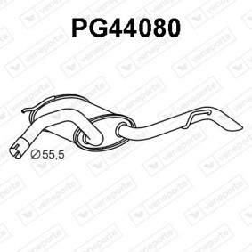 Endschalldämpfer PG45424 von VENEPORTE günstig für 87,25 € online kaufen