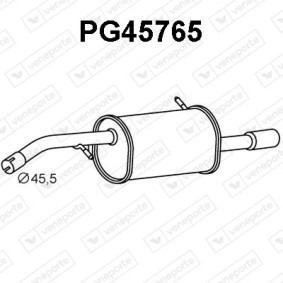 Endschalldämpfer PG45765 von VENEPORTE günstig für 106,56 € online kaufen