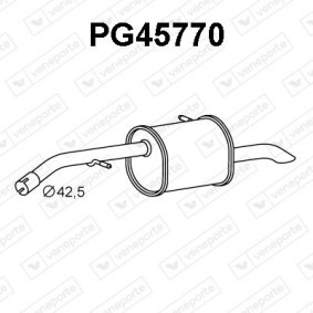 Endschalldämpfer PG45770 von VENEPORTE günstig für 98,56 € online kaufen