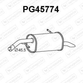 Endschalldämpfer PG45774 von VENEPORTE günstig für 103,39 € online kaufen