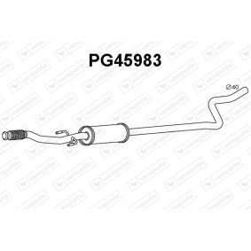 Vorschalldämpfer PG45983 PEUGEOT 2008 von VENEPORTE