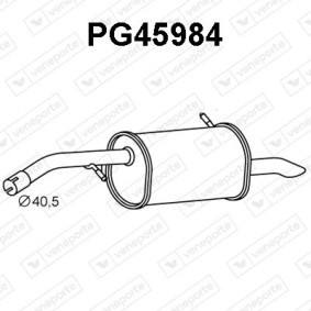Endschalldämpfer PG45984 von VENEPORTE günstig für 93,80 € online kaufen