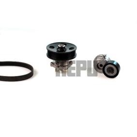 Achetez des Pompe à eau+Jeu de courroie trapézoïdale à nervures HEPU PK03232 à prix pour 141,54 €