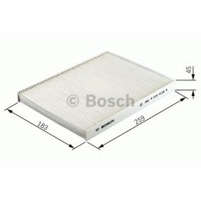 Köp Kupéfilter av BOSCH 1 987 432 428 till det låga priset 353,50 kr