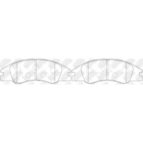 Comprar Juego de pastillas de freno de NiBK PN0060 a bajo precio de 138,27 €