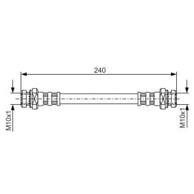 Compre Tubo flexível de travão da BOSCH 1 987 476 395 a um preço baixo por 15,16 €