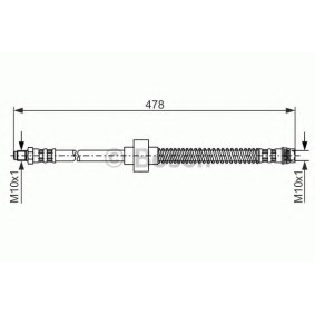 Comprar Latiguillo de freno de BOSCH 1 987 476 868 a bajo precio de 13,50 €