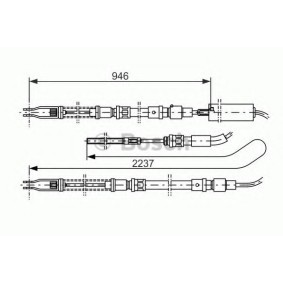Handbremsseil 1 987 477 504