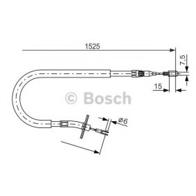 Köp Handbromsvajer av BOSCH 1 987 477 858 till det låga priset 323,84 kr