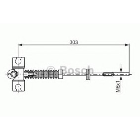 Handbremsseil 1 987 477 982