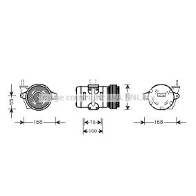 Acquista Compressore aria condizionata da PRASCO PRK036 a buon mercato per soli 1028,69 €