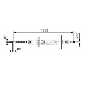 Handbremsseil 1 987 482 021