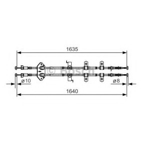 Handbremsseil 1 987 482 054