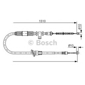 Handbremsseil 1 987 482 163