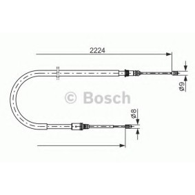 Handbremsseil 1 987 482 303