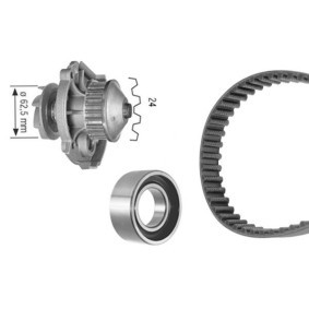 Achetez des Kit de distribution + pompe à eau BOSCH 1 987 948 799 à prix pour 103,73 €