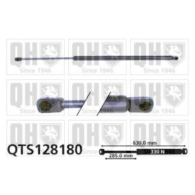 Köp Gasfjäder till baklucka av QUINTON HAZELL QTS128180 till det låga priset 563,42 kr
