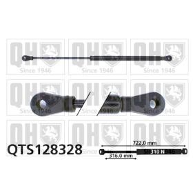 Köp Gasfjäder, motorhuv av QUINTON HAZELL QTS128328 till det låga priset 349,20 kr
