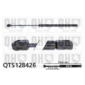 Köp Gasfjäder, motorhuv av QUINTON HAZELL QTS128426 till det låga priset 277,68 kr