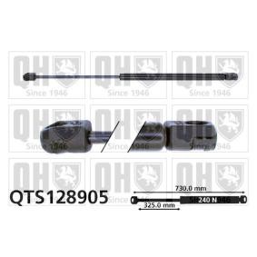 Köp Gasfjäder, motorhuv av QUINTON HAZELL QTS128905 till det låga priset 346,46 kr