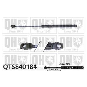 Achetez des Vérin de coffre QUINTON HAZELL QTS840184 à prix pour 23,92 €