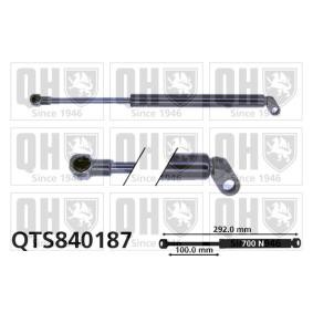 Achetez des Vérin de coffre QUINTON HAZELL QTS840187 à prix pour 31,92 €