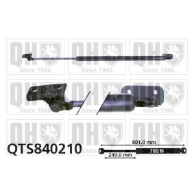 Köp Gasfjäder till baklucka av QUINTON HAZELL QTS840210 till det låga priset 1232,49 kr
