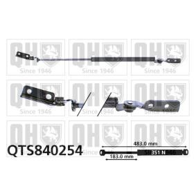 Achetez des Vérin de coffre QUINTON HAZELL QTS840254 à prix pour 41,88 €