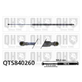 Achetez des Vérin de coffre QUINTON HAZELL QTS840260 à prix pour 33,93 €