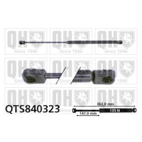 Achetez des Vérin, vitre arrière QUINTON HAZELL QTS840323 à prix pour 34,64 €