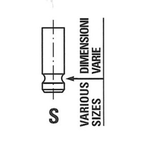 Auslassventil R6744/RNT MITSUBISHI MIRAGE von FRECCIA