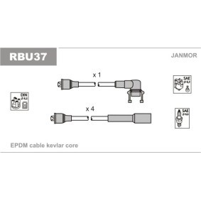 Compre Jogo de cabos de ignição da JANMOR RBU37 a um preço baixo por 11,78 €