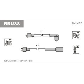 Compre Jogo de cabos de ignição da JANMOR RBU38 a um preço baixo por 11,35 €
