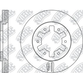 Comprar Disco de freno de NiBK RN1226 a bajo precio de 201,75 €