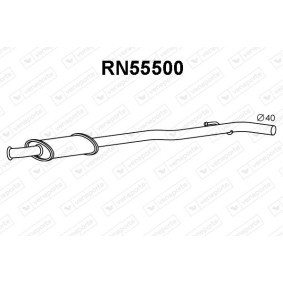 Vorschalldämpfer von VENEPORTE für CLIO II (BB0/1/2_, CB0/1/2_) günstig online kaufen