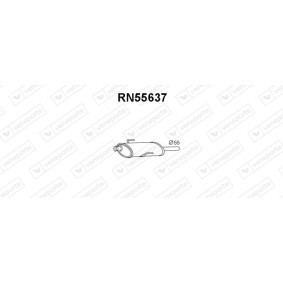 Kjøp Fremre eksospotte av VENEPORTE RN55637 til den lave prisen 1353,80 NOK