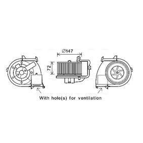 Osta Sähkömoottori, sisätilanpuhallin AVA COOLING SYSTEMS:llä RT8593 edullisesti hintaan 303,85 €